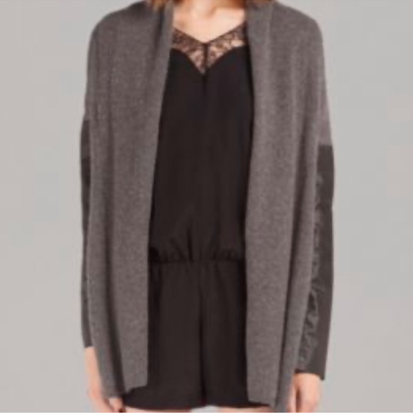 Firth cashmere silk waterfall sweater cardigan tunic top wrap blouse - Picture 3 of 11